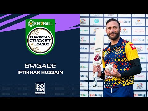 POTM: I.Hussain - BRI vs BJA | Highlights | Bet2Ball European Cricket League Day 2, Group B | ECL22