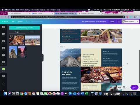 How to create a Canva Travel Brochure for the Mini...