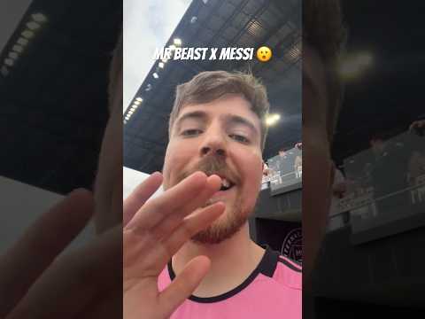 Mr Beast in the house to meet Messi 👀🐐