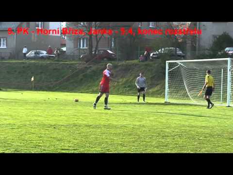 Horní Bříza - Stod 2:2 - Penaltový rozstřel