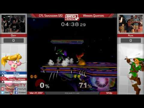 CFL Smackdown 120 Melee - Oaty (Peach) vs Kuya (Link) - Winners Quarters
