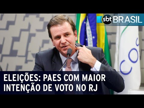 Ibope: Eduardo Paes tem maior intenção de votos para prefeito do RJ | SBT Brasil (30/10/20)