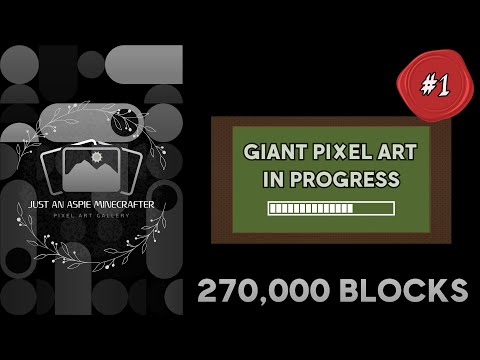 Minecraft Pixel Art Build (270,000 Blocks): Echoes of Assandun - 1016 – VOD #1