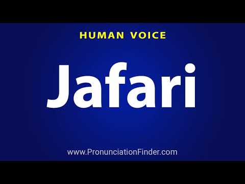 How To Pronounce Jafari