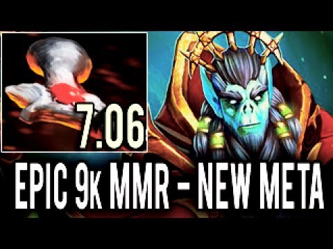 Carry Necrophos and Rod of Atos Trick by MidOne Epic 9k MMR Gameplay Patch 7.06 Dota 2