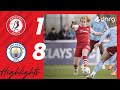 Bristol City Women 1-8 Man City Women | Highlights