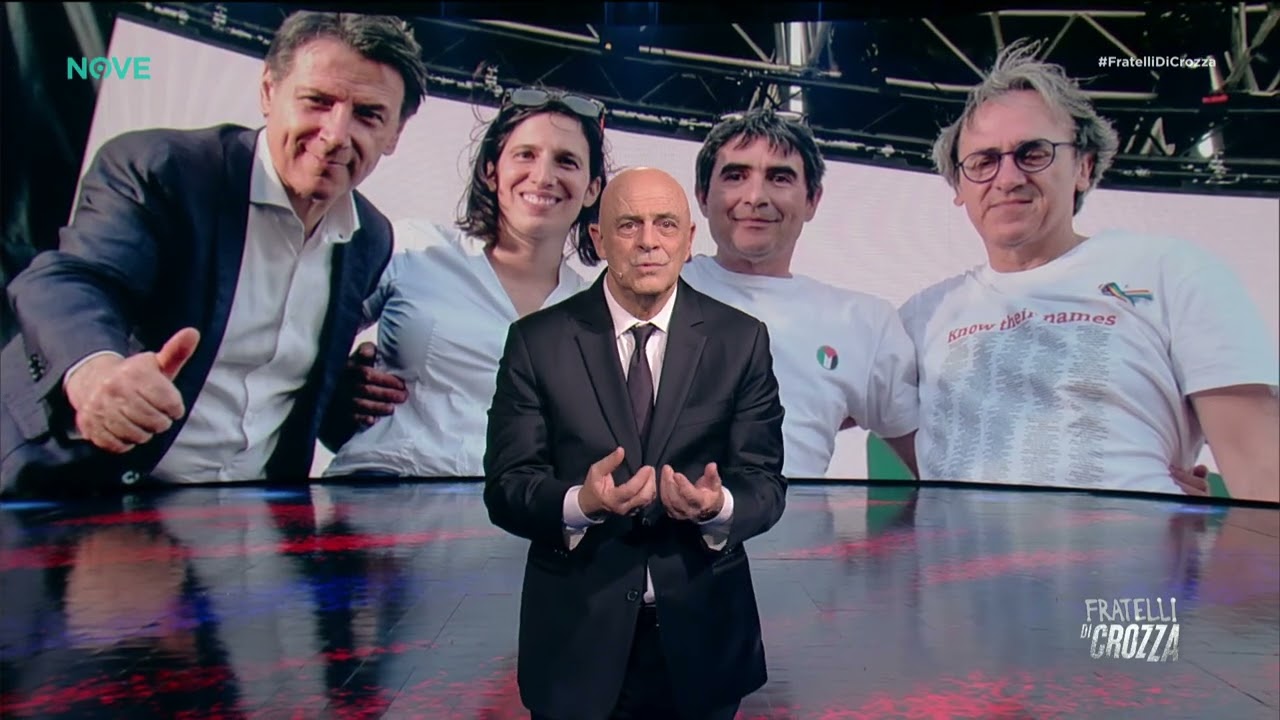 Crozza: "Altro che assaltare Foot Locker, Conte e Schlein si fanno le scarpe l'un l'altro"
