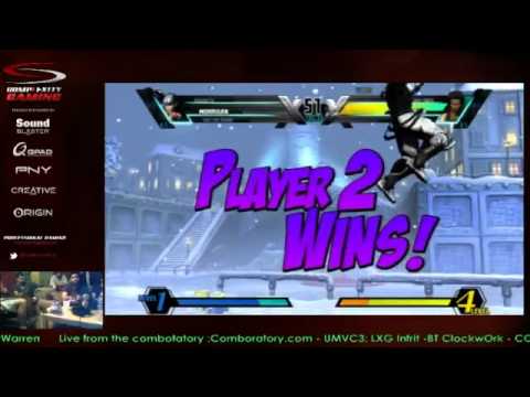Comboratory.com - UMVC3: Infrit ClockwOrk Combofiend 86'd Fanatiq Knives Dash Link & HeyWarren pt4