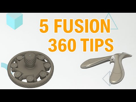 5 Fusion 360 Tips In 4 Minutes