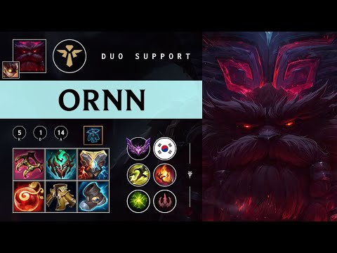 Ornn Support vs Nautilus - KR Master Patch 26.02