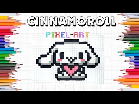 Pixel Art Tutorial: Drawing CINNAMOROLL Step By Step