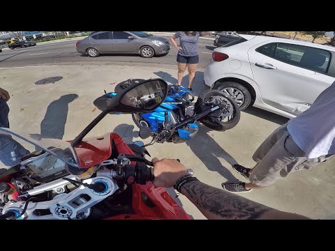 GIGA CRASHED HIS MOTORCYCLE!