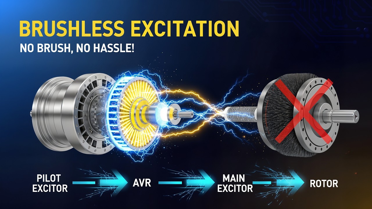 Brushless Excitation: Future of Generators 🚀