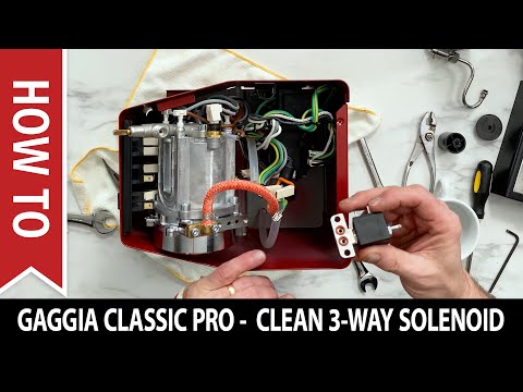 Gaggia Classic Pro: How to Clean 3 Way Solenoid Valve