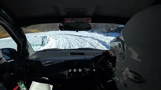 2025.02.02 HOKKAIDO BLIZZARD RALLY SS1 SHIN CHITOSE A1 Car No.16