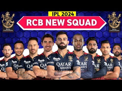 IPL 2024 | Royal Challengers Bangalore Full Squad | RCB Full Squad 2024 | RCB Team Players List 2024