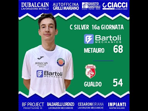 C Silver / Bartoli Mechanics-Basket Gualdo 68-54