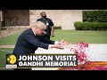 India UK PM Boris Johnson At Rajghat Visits Gandhi Memorial Latest English News WION