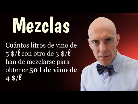 PROBLEMA DE MEZCLAS. Matemáticas Básicas. Razonamiento matemático