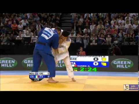 Judo 2014 European Championships Montpellier: Moustopoulos (GRE) - Ciano (ITA) [-81kg] rep