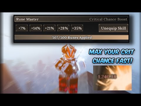 HOW TO GET MAX CRIT CHANCE IN THE FORGE!(AFTER PATCH) | The Forge Roblox
