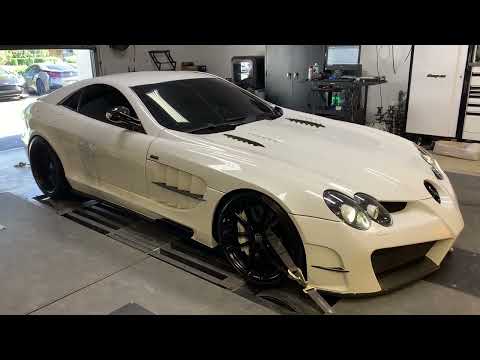 SLR McLaren on the dyno