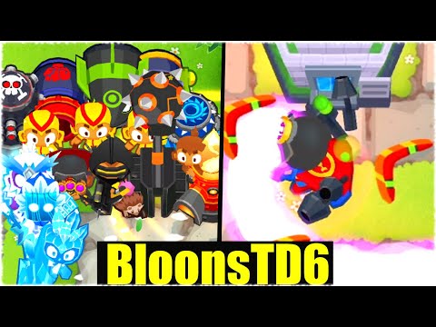 *Mod* DAS PASSIERT WENN DU ALLE PRIMÄRAFFEN FUSIONIERST! - Bloons TD6 [Deutsch/German]