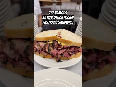The Famous Katz’s Delicatessen Pastrami Sandwich! 😋