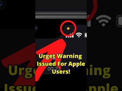 If you see this orange dot on your iPhone, turn it off IMMEDIATELY #factsdaily