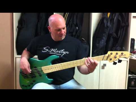 S. Martyn Fanned Jazz Bass Sound Clip #1