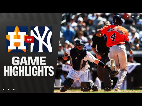 Astros vs. Yankees Game Highlights (8/9/25) | MLB Highlights