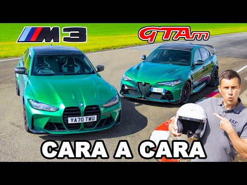 BMW M3 vs Alfa Giulia GTAm: ¡Reseña, 0-100km/h y tiempo de vuelta!