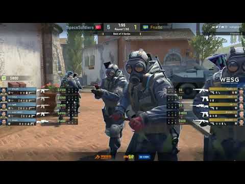 CS GO Space Soldiers vs fnatic, 3. map inferno, WESG 2017, European Finals (26.11.2017)