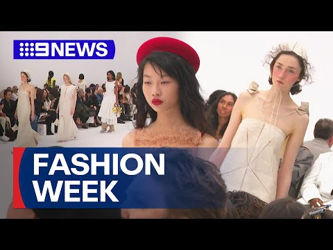 2024 Australian Fashion Week underway in Sydney | 9 News Australia