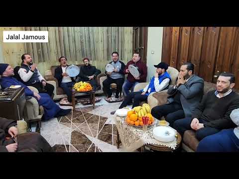 منشدي حلب مع رباعي دمشق في سهرة موشحات جميلة ليال العيد