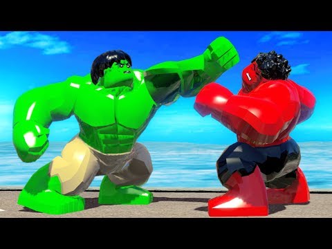 Hulk VS Red Hulk LEGO - Epic Battle in Lego Marvel Super Heroes