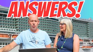CONTROVERSY & CRUISE SHIPS - We answer every question APART FROM ONE!