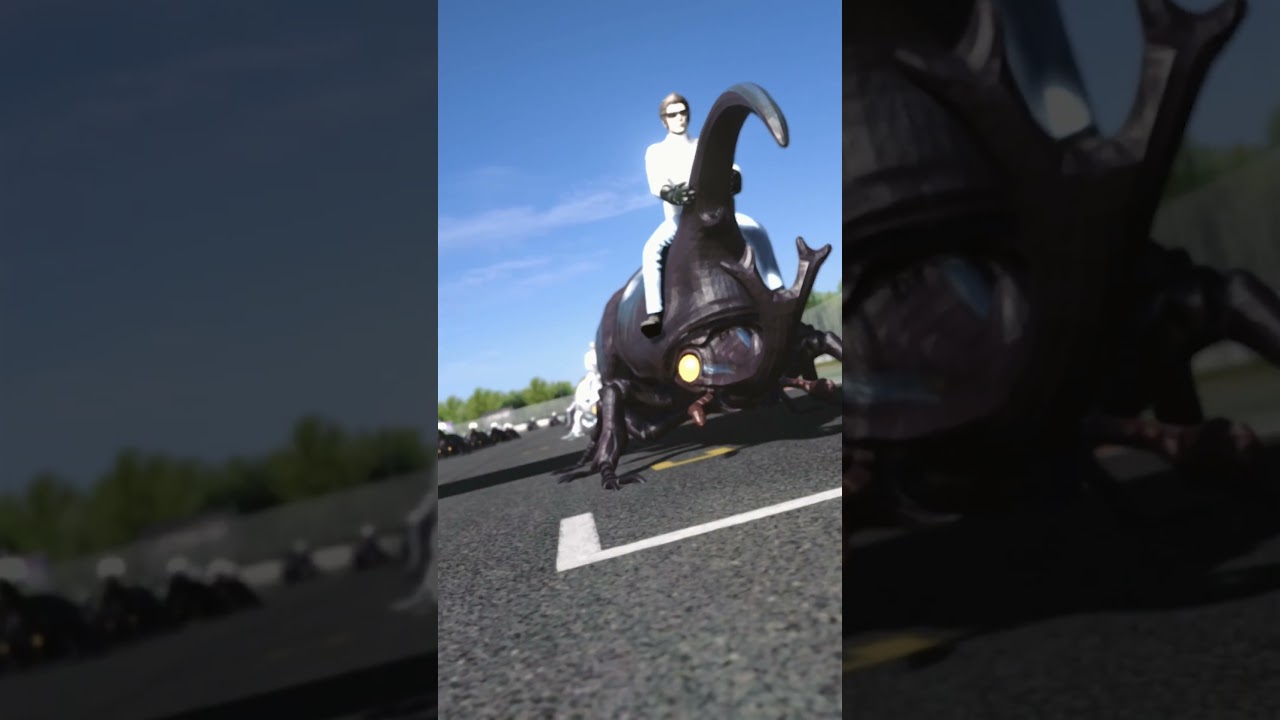 天気が良い日はビートルでドライブ