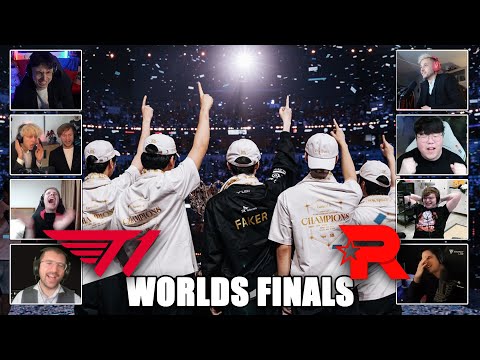Streamers React to T1 Winning Worlds 2025! | T1 vs KT | Worlds 2025 Finals Highlights