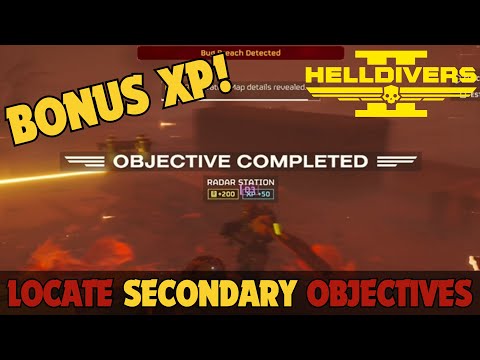 Helldivers 2: How to Locate Secondary Objectives (Extra Loot & XP)