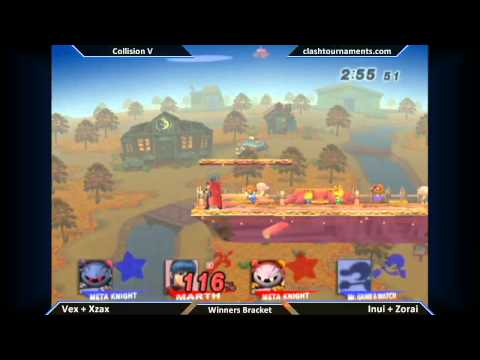 Collision V - Vex + Xzax vs Inui + Zorai - SSBB