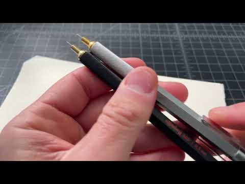 Vintage Rotring 600 Gold vs. Modern Rotring 800 Pencil