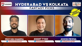 SRH vs KKR Fantasy Cricket Prediction ft Peeyush Sharma | Hyderabad vs Kolkata| VUSportScouts Ep.184