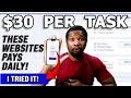 (EARN $30 PER TASK) SECRET WEBSITES TO GET DAILY PAYING REMOTE JOBS || MAKE MONEY ONLINE FAST