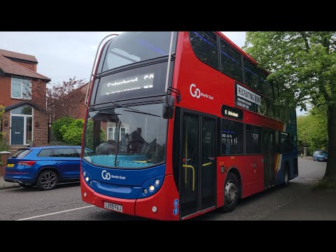 *VERY RARE ON THE 52* East Gateshead Orbit 52 - Go North East 6954 - LX09 FAJ