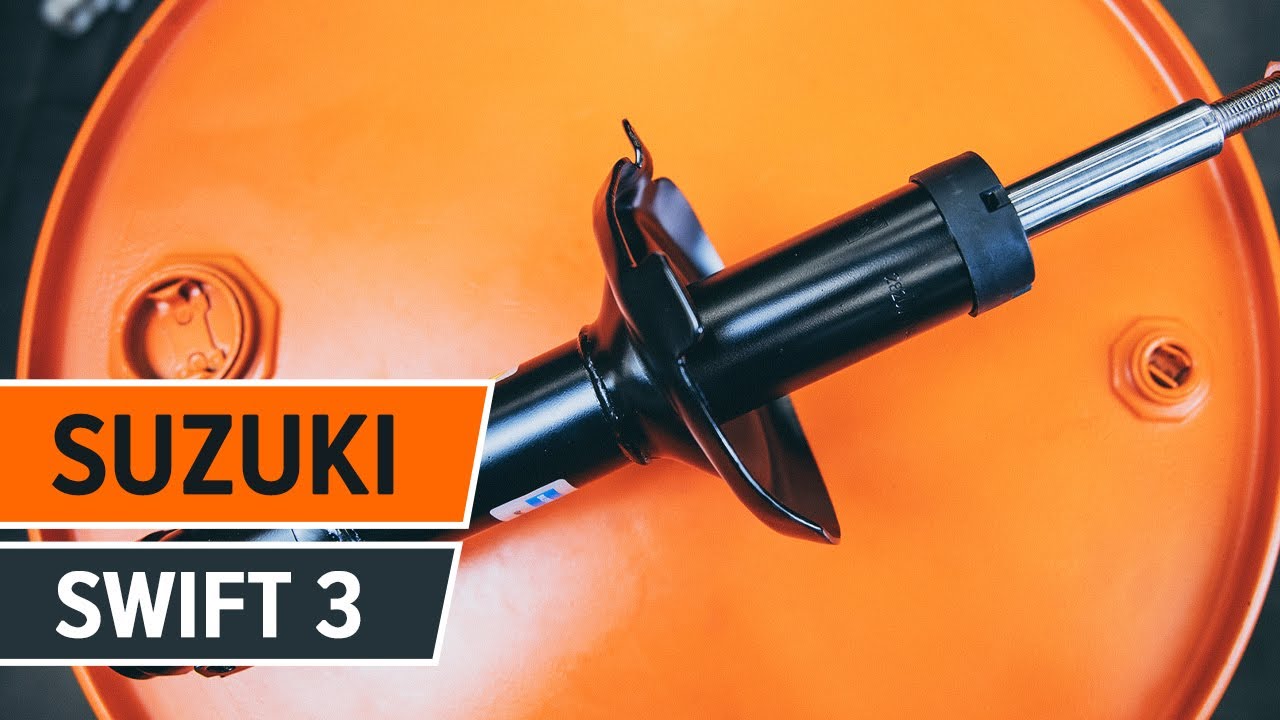 Cómo cambiar: amortiguador telescópico de la parte delantera - Suzuki Swift MK3 | Guía de sustitución