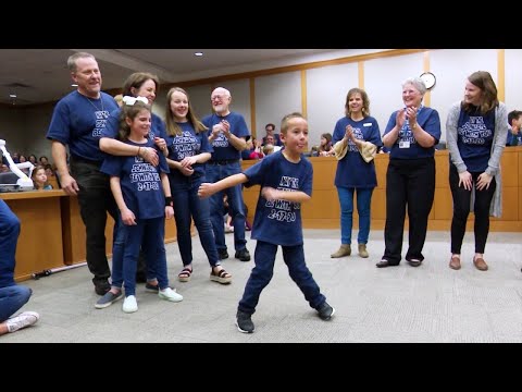 8-Year-Old Boy’s Adorable Reaction to Getting Adopted