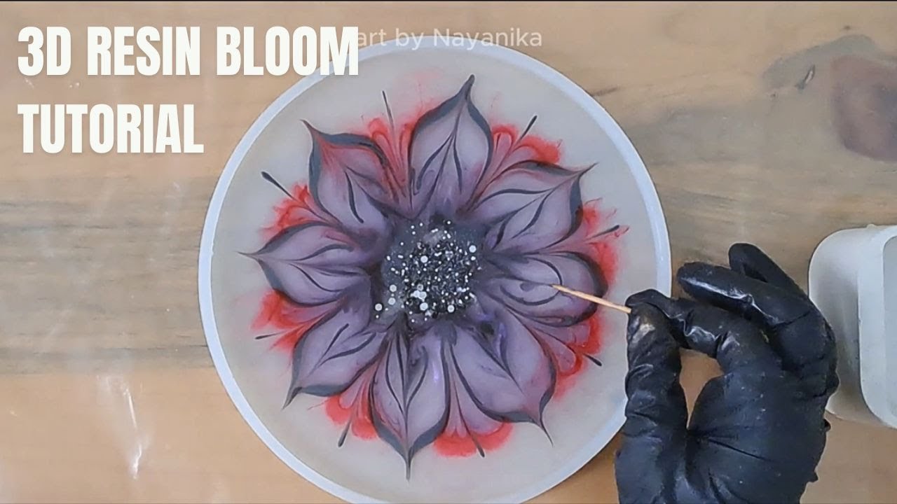Mystic Purple 3D RESIN BLOOM Tutorial