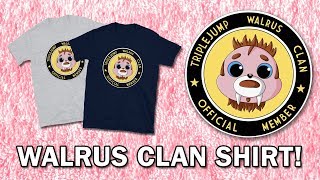 NEW MERCH ALERT: Walrus Clan Member Shirt Now Available!