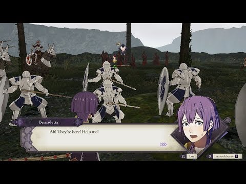 Fire Emblem: Three Houses - Bernadetta Vs Hubert Unique Dialogue